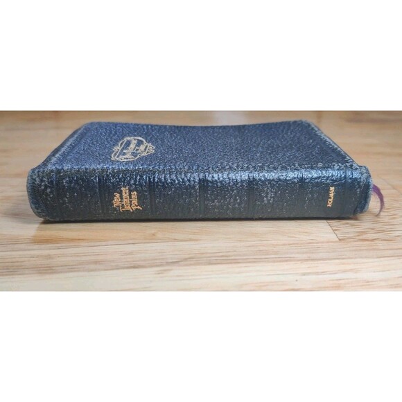 Vtg Holman Jewel New Testament Psalms Genuine Leather-King James Version-KJV - Picture 6 of 12